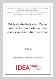Odchody do důchodu v Česku: role očekávání a zdravotního stavu v mezinárodním srovnání