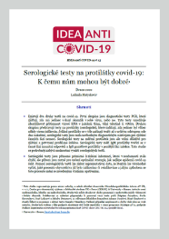 Serologické testy na protilátky covid-19: K čemu nám mohou být dobré
