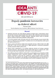 Dopady pandemie koronaviru na duševní zdraví