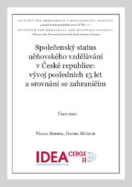 Společenský status učňovského vzdělávání v České republice: vývoj posledních 15 let a srovnání se zahraničím