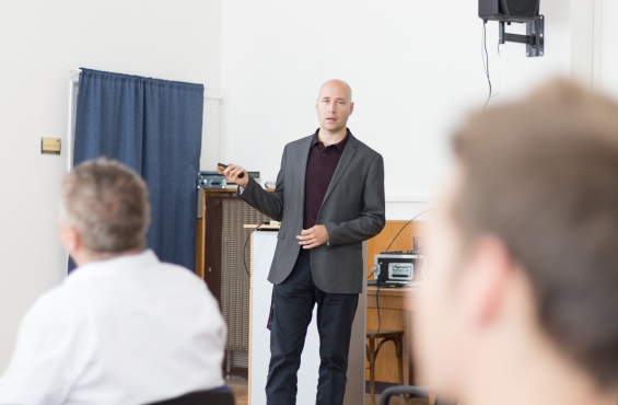 Professor Jan Vacek from Palacký University lectured on IPE