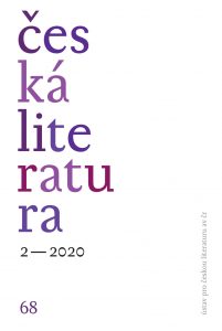 Česká literatura 68, 2020/2