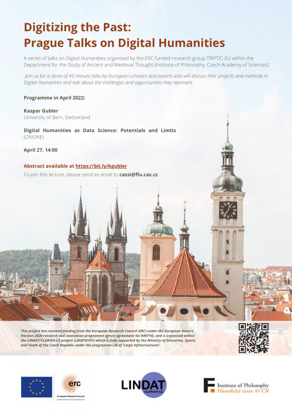 Prague Talks on DH Kaspar Gubler 27.4.2022