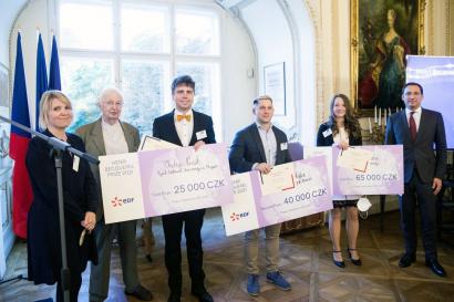 Lenka Kubíčková was awarded the Becquerel Prize Photo: Eva Kořínková