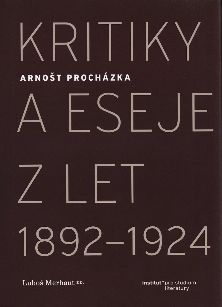 Procházka: Kritiky a eseje