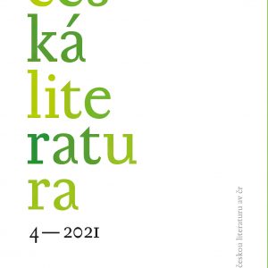 časopis Česká literatura 2021/4