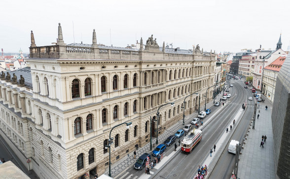 Budova AV ČR Národní foto Pavlína Jáchimová, AV ČR