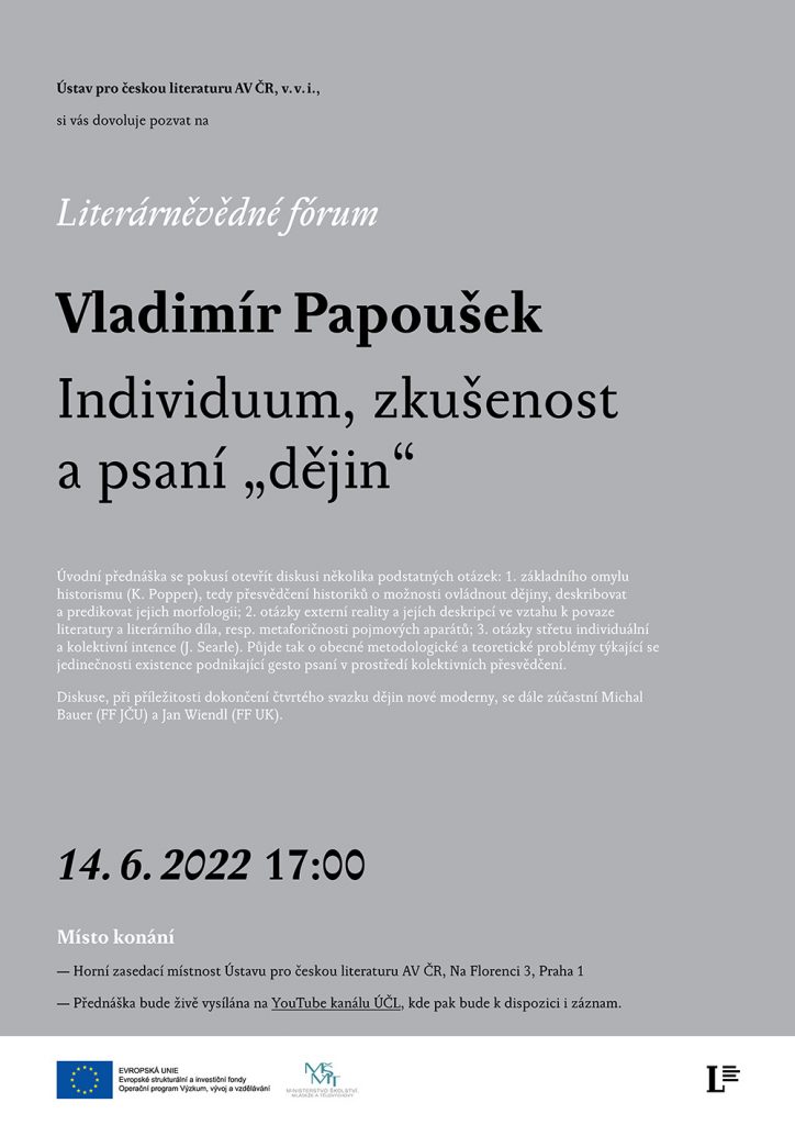 Přednáška Vladimíra Papouška