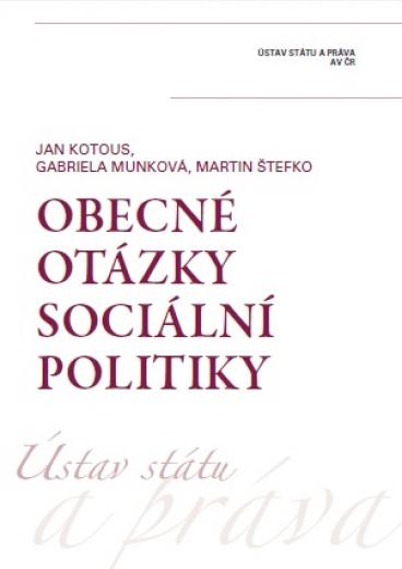 Obecné otázky sociální politiky