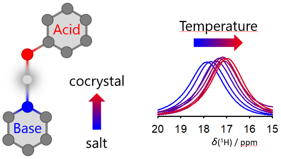 Salt or a cocrystal? Predicting the structure of multicomponent solids with a hydrogen bond