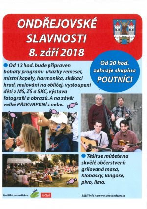 Ondřejovské slavnosti 8. září 2018