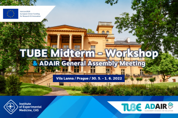 Příští týden začíná mezinárodní vědecký workshop TUBE Midterm - Workshop & ADAIR General Assembly Meeting