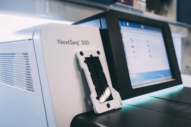 Illumina NextSeq 500 sequencer.