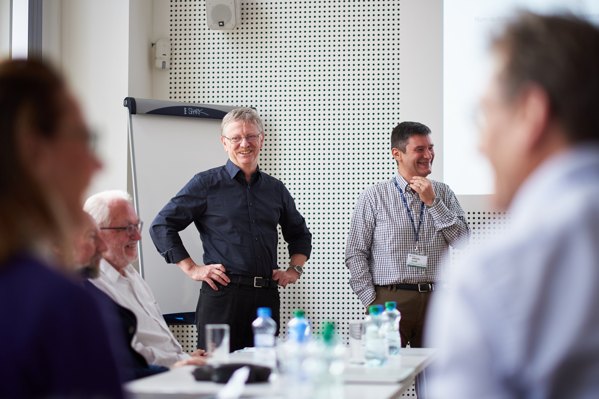 Rainer Herges and Alberto Credi. Photo: Igor Rončević