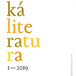 Česká literatura 1 – 2019