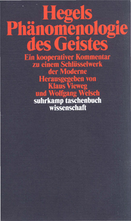 Cover Hegels Phanomenologie