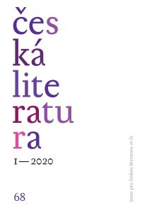 Česká literatura 68, 2020/1