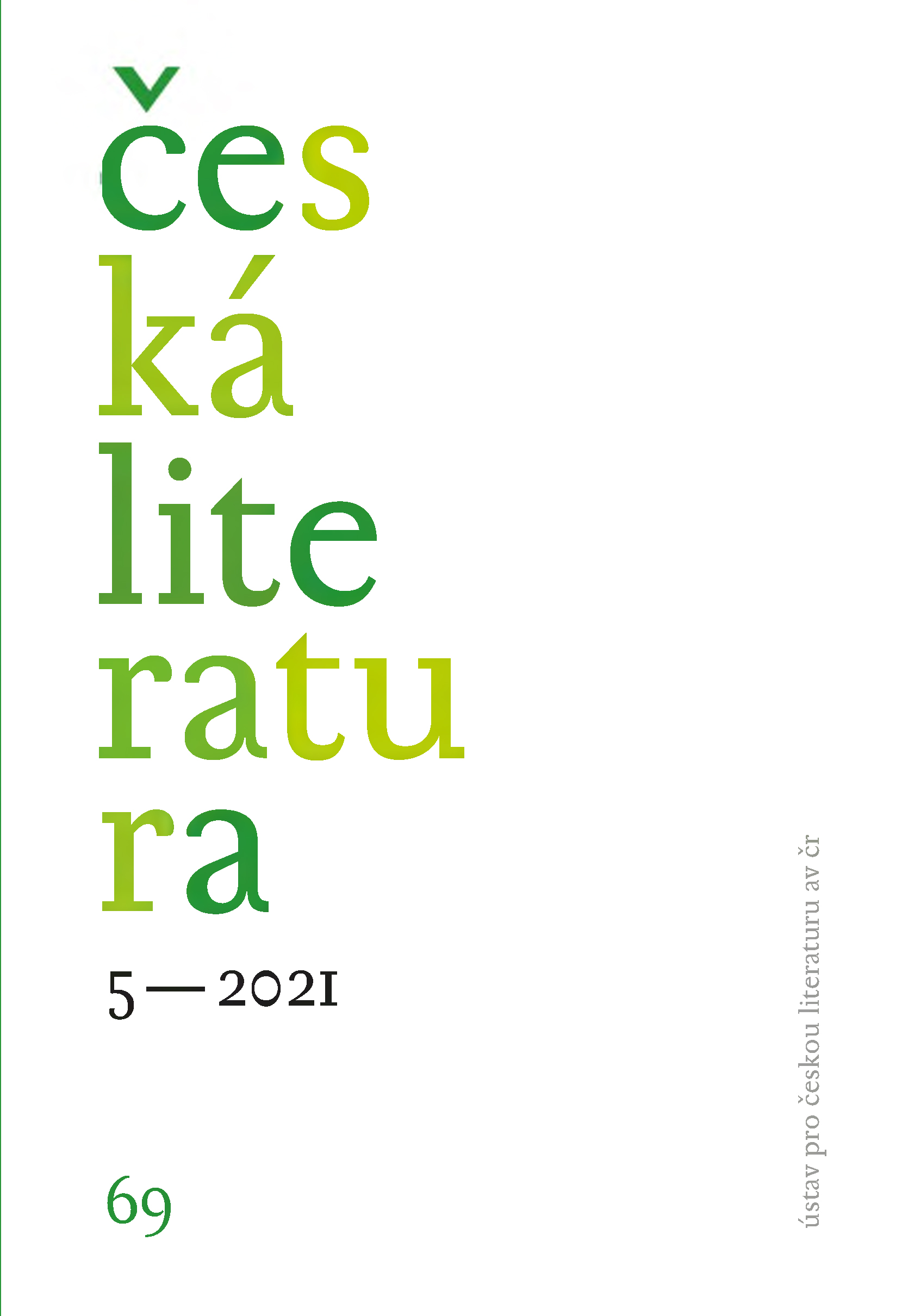 Česká literatura 2021/5