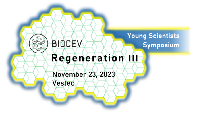 The logo of the Biocev Regeneration III. - Young Scientists Symposium, November 23, 2023, Vestec