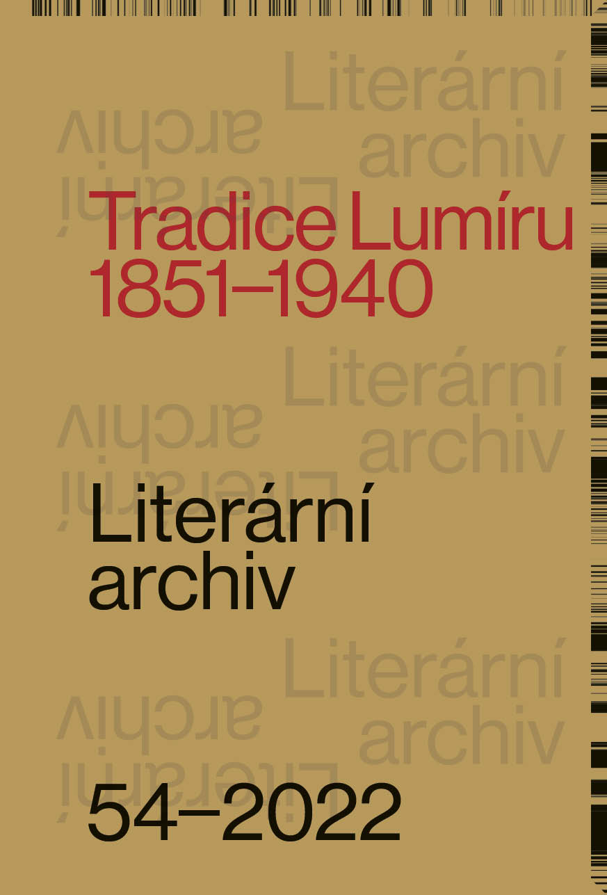 Tradice Lumíru. 1851–1940 (obálka)