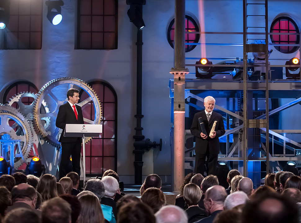 Fig. 6 – Photo from the award ceremony “Česká hlava” (Czech Brains) 2016