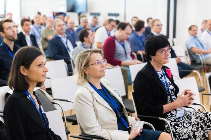 President of the Czech Academy of Sciences Professor Eva Zažímalová (right) attends a kick-off meeting of Physics for Future.