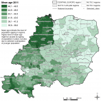 Mean age 2011 In Central Europe