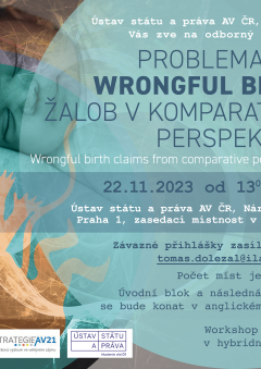 Problematika wrongful birth žalob v komparativní perspektivě