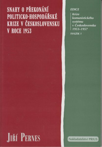 Snahy o překonání politicko-hospodářské krize v Československu v roce 1953