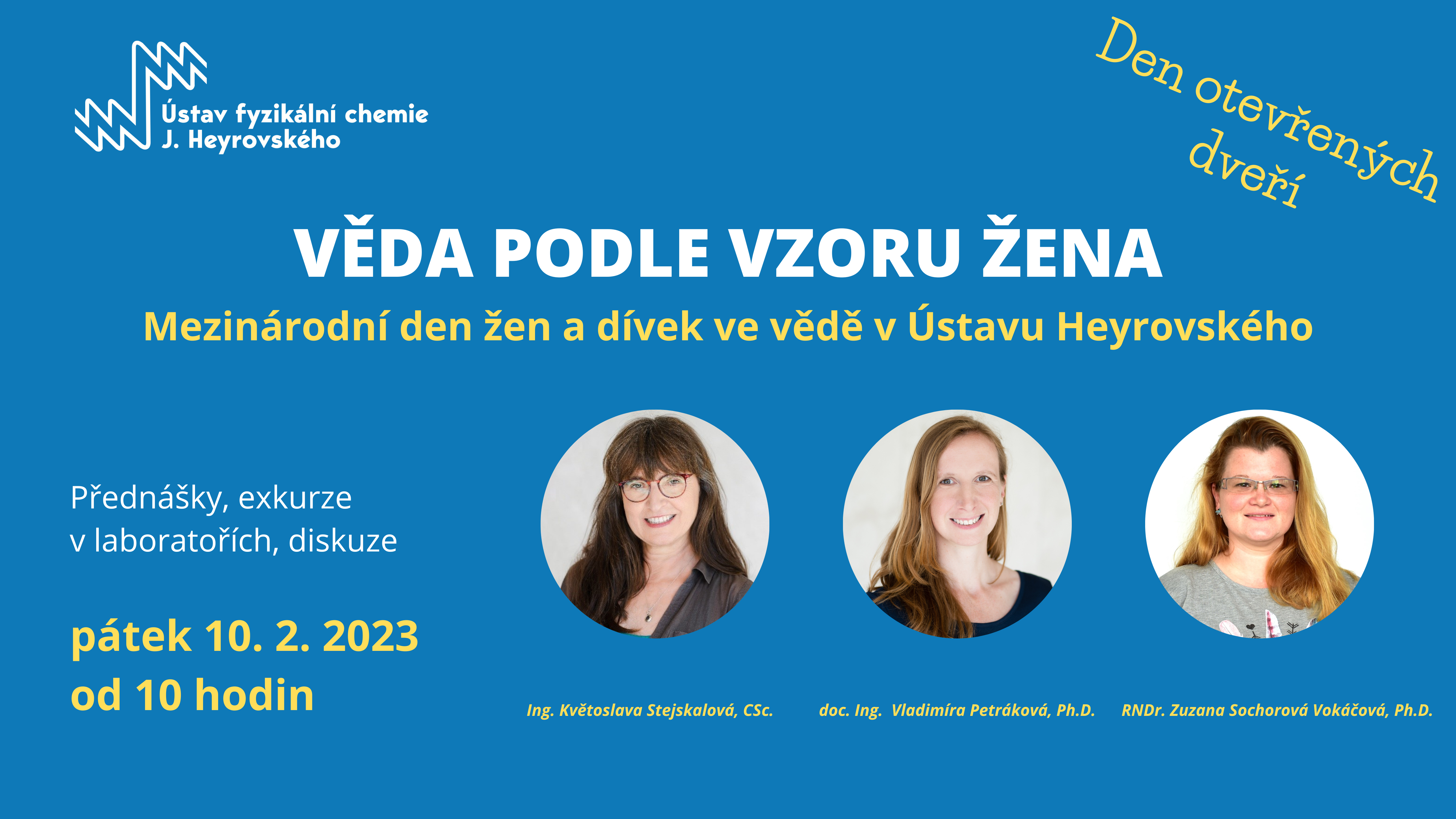 Pozvánka Věda podle vzoru žena 2023