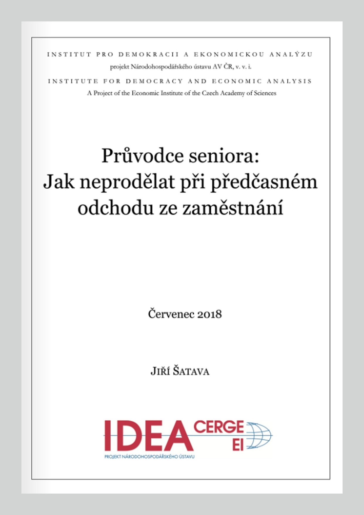 Průvodce seniora: Jak neprodělat při předčasném odchodu ze zaměstnání